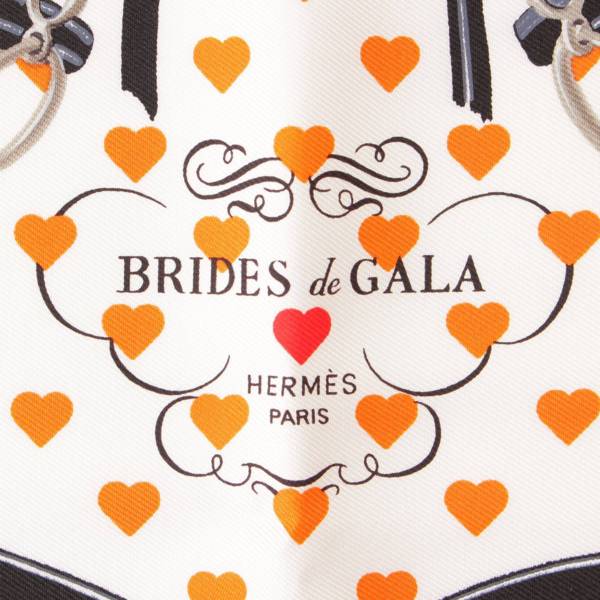 エルメス(Hermes) カレ45 プチカレ シルクスカーフ BRIDE de GALA LOVE 