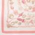 カレ140 シルクスカーフ ALLIANCES DU MONDE 世界の指輪 ピンク