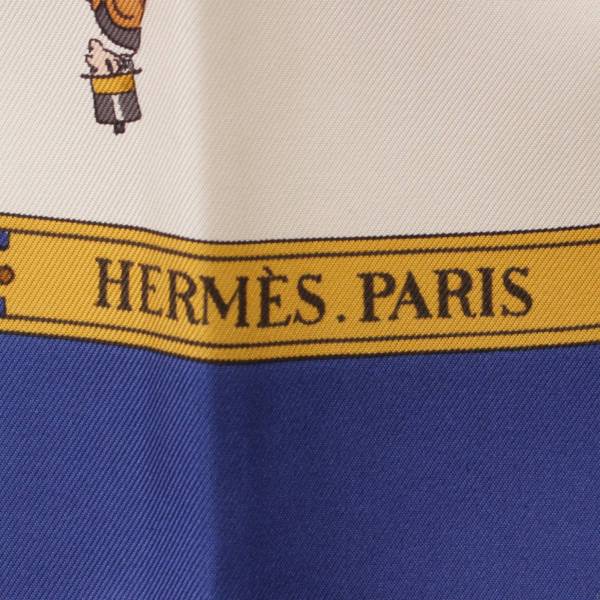 エルメス(Hermes) カレ90 シルクスカーフ LA PROMENADE DE LONGCHAMPS