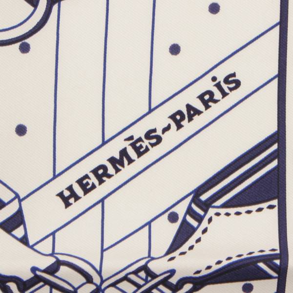 エルメス(Hermes) カレ55 シルクスカーフ Sangles en Zigzag bandana