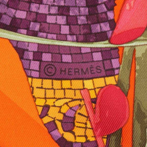 エルメス(Hermes) カレ90 シルクスカーフ LE ROBINSON CHIC シックな