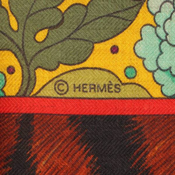 エルメス(Hermes) カレ140 カシミヤ シルク スカーフ LA FEMME AUX