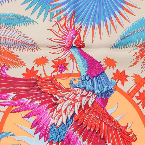 エルメス(Hermes) カレ90 シルクスカーフ Mythiques Phoenix 不死鳥の