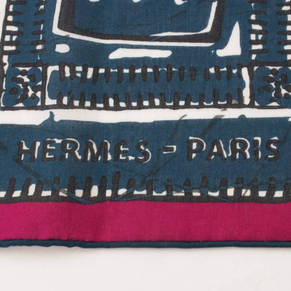 エルメス(Hermes) カレ65 コットン スカーフ Le Boubou H ブーブーH