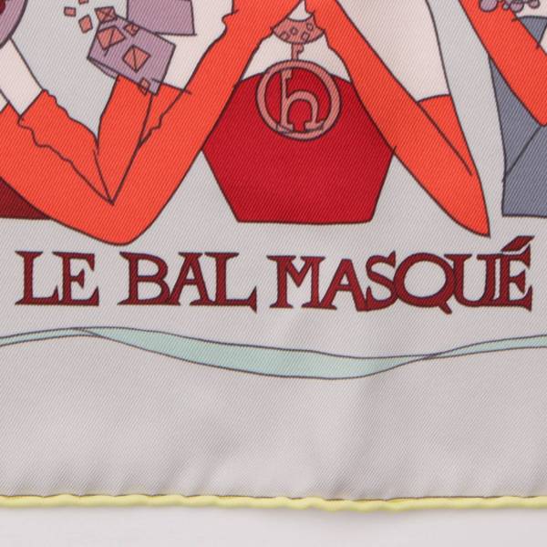 エルメス(Hermes) カレ70 シルクスカーフ LE BAL MASQUE 仮面舞踏会 マルチカラー 中古 通販 retro レトロ