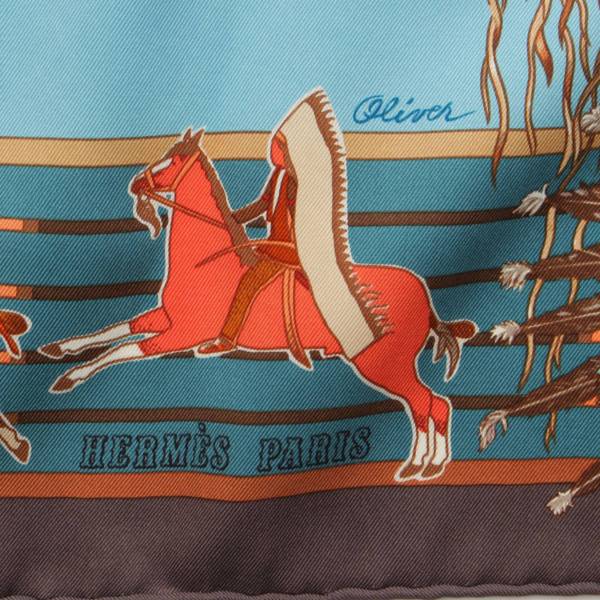 エルメス(Hermes) カレ70 シルクスカーフ PANI LA SHAR PAWNEE