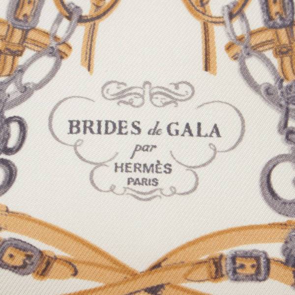 エルメス(Hermes) カレ90 シルクスカーフ Brides de Gala 式典用馬勒