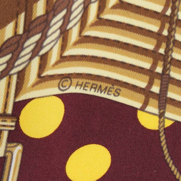 エルメス(Hermes) カレ70 シルクスカーフ Clic-Clac a Pois クリック