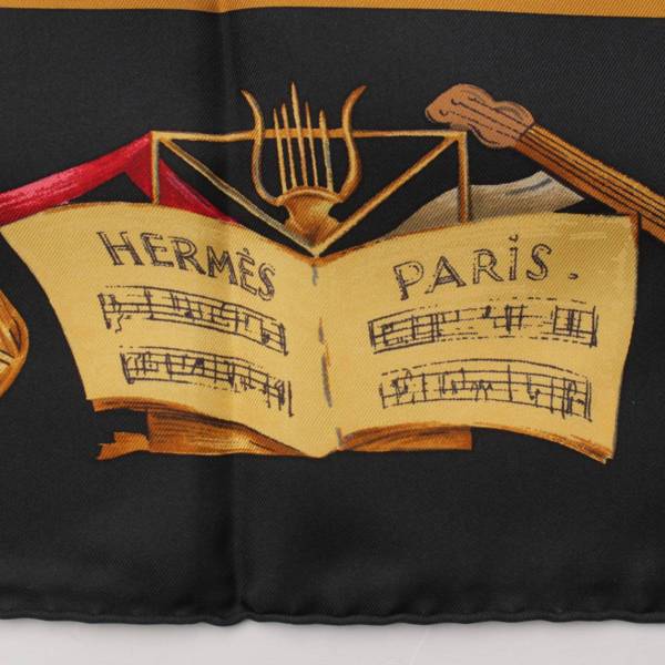 エルメス Hermes カレ90 シルクスカーフ La Danse ラダンス バレリーナ ブラック 中古 通販 retro レトロ