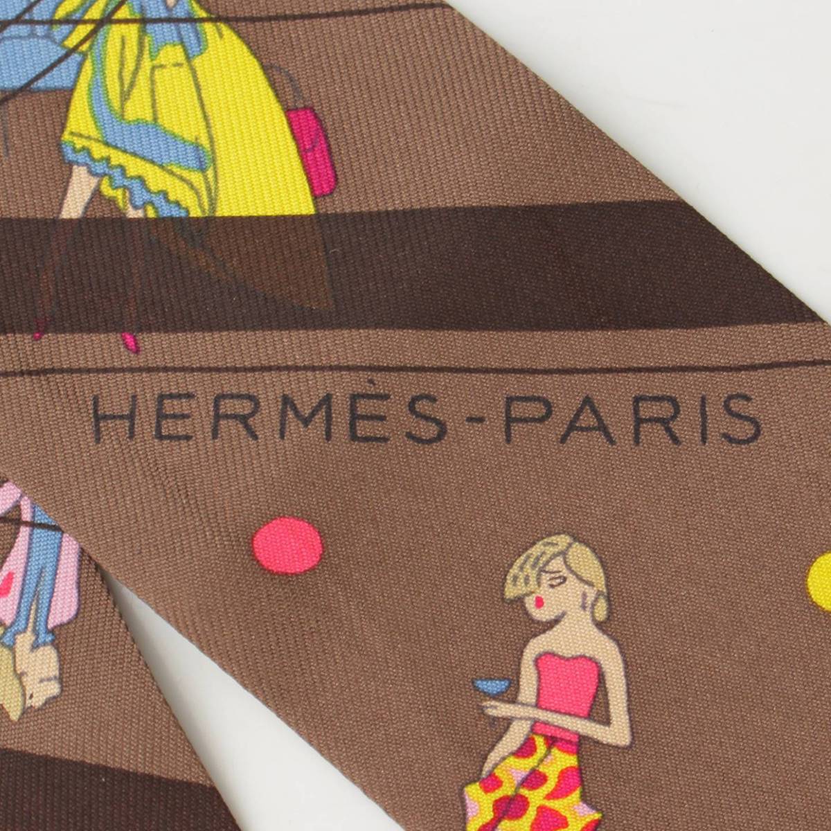 エルメス(Hermes) ツイリー シルクスカーフ LES PARISIELU エクス