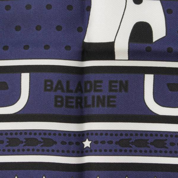 エルメス(Hermes) カレ70 シルクスカーフ Balade en Berline Bandana ...