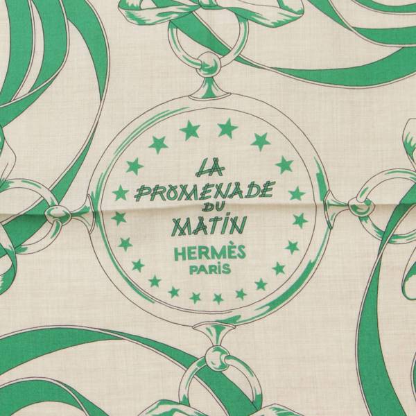 エルメス Hermes カレ140 ジュアン ストール La Promenade du Matin 朝 ...