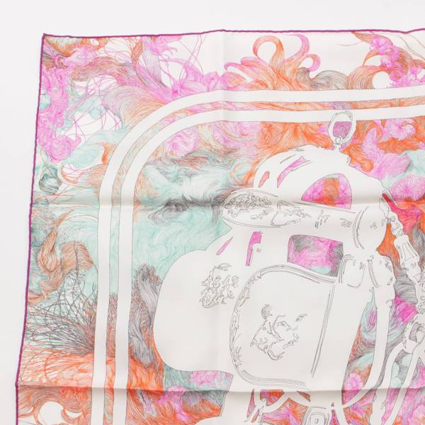 エルメス Hermes カレ90 シルク スカーフ BRIDES de GALA en FINESSE 式典用馬勒 002628S マルチカラー 中古  通販 retro レトロ