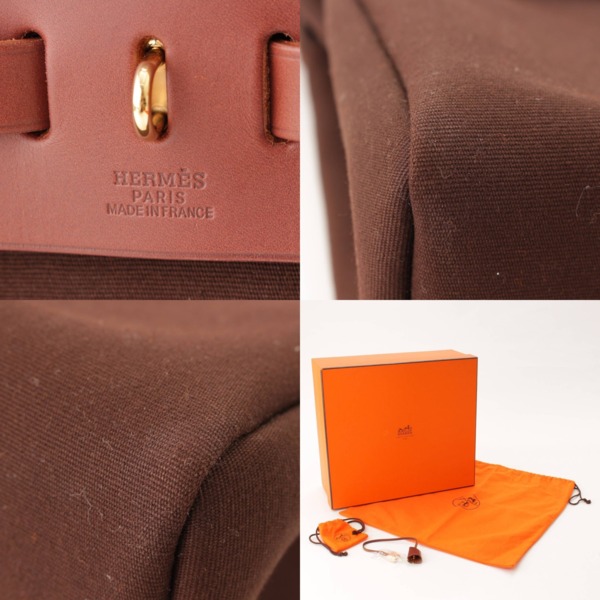 エルメス(Hermes) エールバッグPM ショルダーバッグ トワルアッシュ