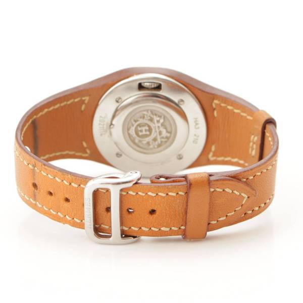 エルメス(Hermes) アーネ デイト 腕時計 HA3.210 ホワイト ブラウン