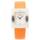 ベルトウオッチ 腕時計 BE1.210 ホワイト オレンジ ブラウン 替えベルト付き 電池交換済 
