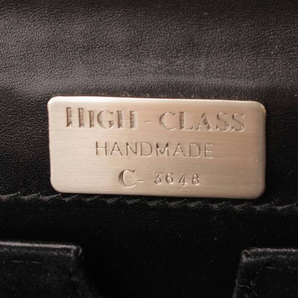 ハイクラス(HIGH CLASS) ケリー型 オーストリッチ 2WAYハンドバッグ ...