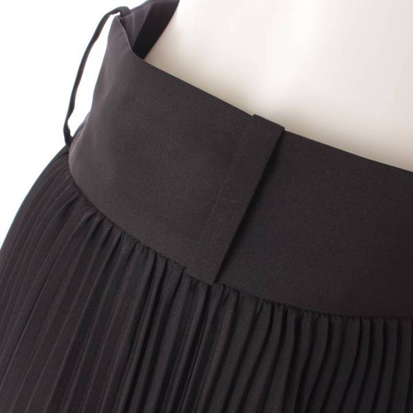 ハイク(HYKE) PLEATED SKIRT プリーツスカート 14043 ブラック 2 中古