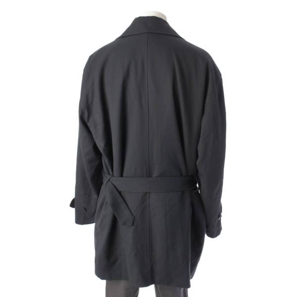 先行SALE】イッセイミヤケ Issey miyake メンズ ヴィンテージ ウール ベルト付 ロング トレンチコート ダークグレー L 中古 通販  retro レトロ