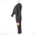 プリーツ オフショルダーセーラー ワンピース ドレス IM84-FH624 ブラック M