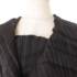 プリーツ オフショルダーセーラー ワンピース ドレス IM84-FH624 ブラック M