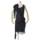 3D フラワーモチーフ ワンピース ドレス IM71FH018 ブラック 3