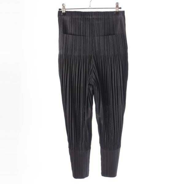 イッセイミヤケ Issey miyake プリーツプリーズ 23SS THICKER BOTTOMS テーパードパンツ PP33JF383 ブラック 3  中古 通販 retro レトロ