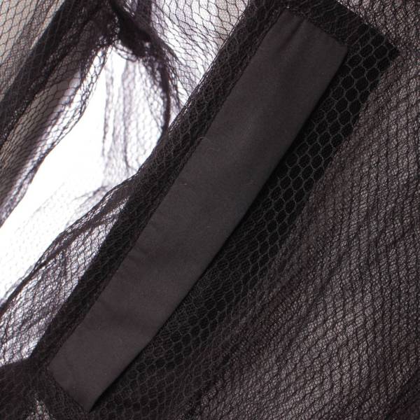 クリスチャン ディオール(Christian Dior) 20AW フィッシュネット ビー刺繍 ボンバージャケット ブルゾン ブラック 36 中古  通販 retro レトロ