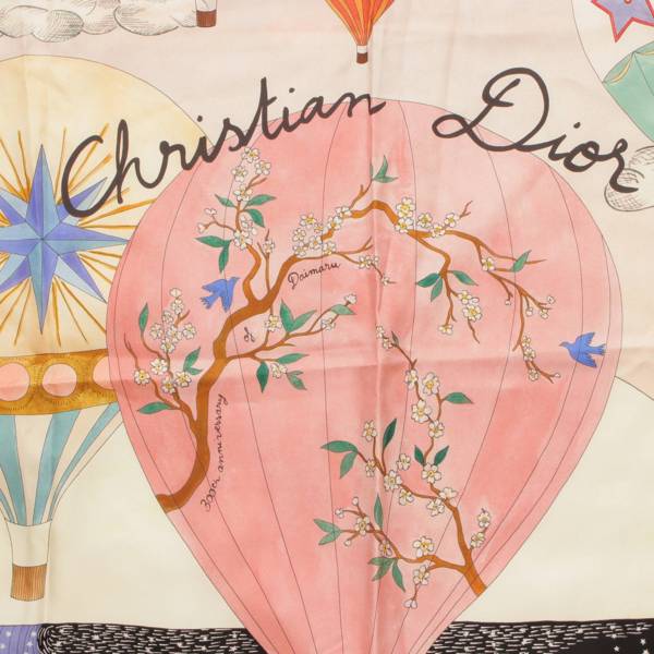 クリスチャン ディオール(Christian Dior) スカーフ ストール シルク