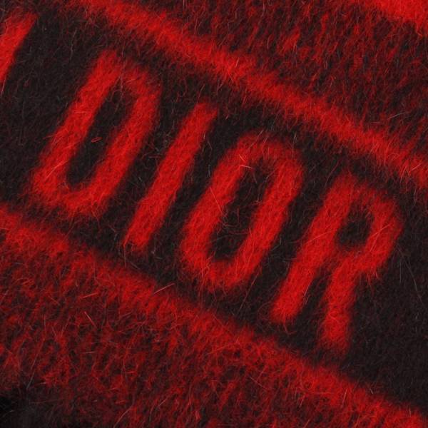 クリスチャン ディオール(Christian Dior) アンゴラ混 ブロック 