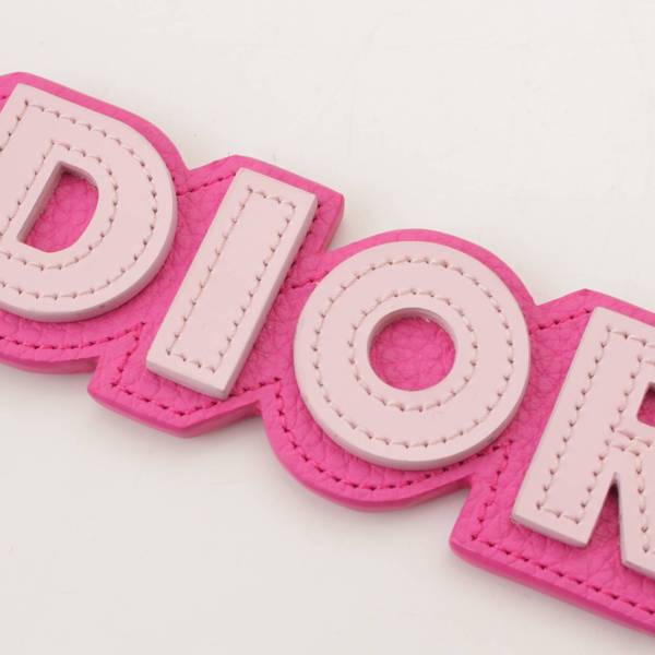 クリスチャン ディオール(Christian Dior) ロゴ レザー バッグチャーム