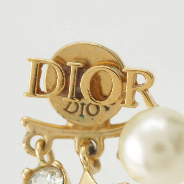 クリスチャンディオール Christian Dior DIOR EVOLUTION ロゴ パール
