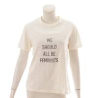We Should All Be Feminists 半袖 Tシャツ カットソー 7E23503TA428 アイボリー XS