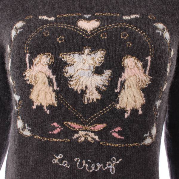 クリスチャンディオール　dior 2018 コレクション刺繍　セーター　ニット