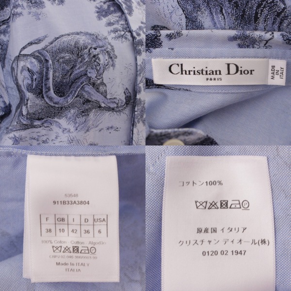 クリスチャン ディオール(Christian Dior) コットン 長袖 トワルドゥ