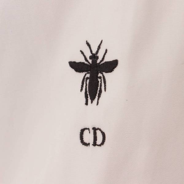 激安直販 ディオール 34 CDロゴ BEE刺繍 ブラウス チュニック