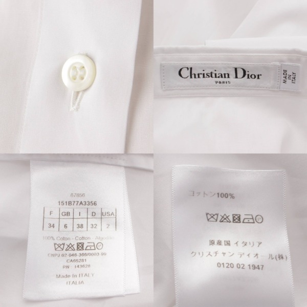 クリスチャンディオール(Christian Dior) 22SS Bee ビー刺繍 コットン