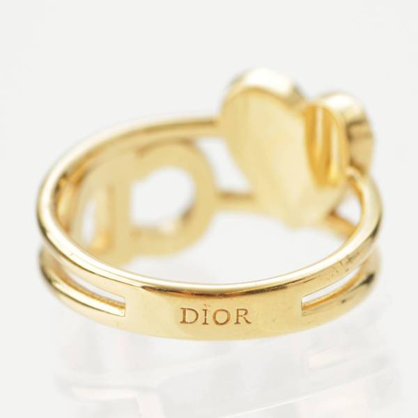 クリスチャンディオール Christian Dior CDロゴ ハート パール リング ...