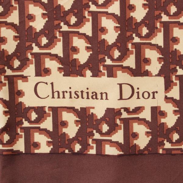クリスチャン ディオール(Christian Dior) シルク100％ トロッター柄 