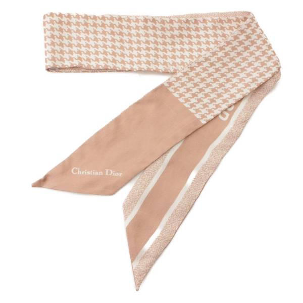 付属品商品外箱Christian Dior スカーフ　新品未使用品/ベージュ系