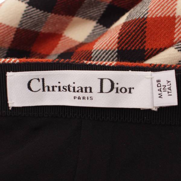 クリスチャン ディオール(Christian Dior) 20年 チェック ウール