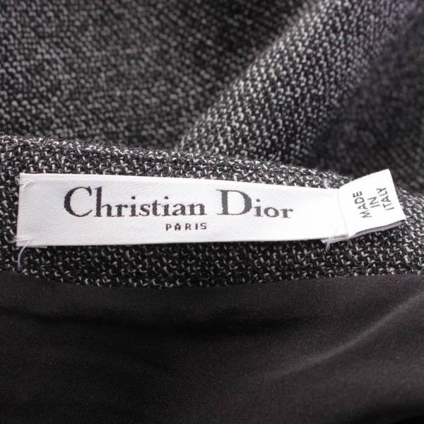 クリスチャンディオール Christian Dior 22AW ウール プリーツ フレア ...