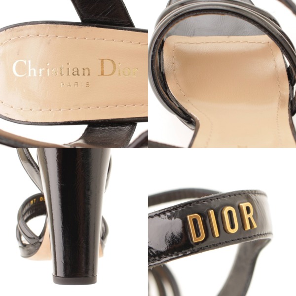 クリスチャン ディオール(Christian Dior) パテントレザー アンクル