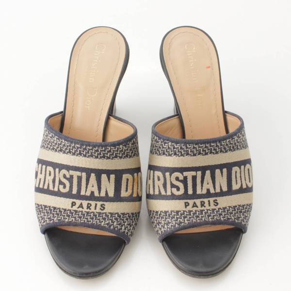 クリスチャンディオール Christian Dior DWAY Dウェイ ロゴ ヒール 