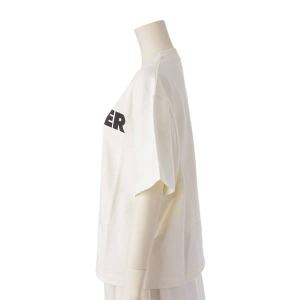 ジルサンダー Jil Sander ロゴプリント コットン 半袖 Tシャツ JSCU707050 ホワイト XS 中古 通販 retro レトロ