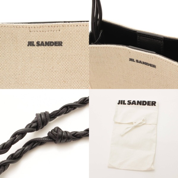 ジルサンダー(Jil Sander) タングル スモール キャンバス ショルダーバッグ アイボリー 中古 通販 retro レトロ