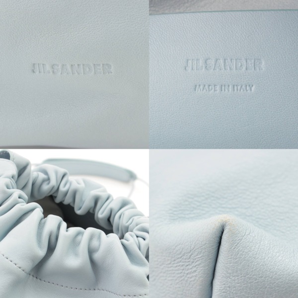 ジルサンダー(Jil Sander) ドローストリング レザー 巾着 ショルダー