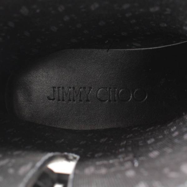 ジミーチュウ(Jimmy Choo) YAEL FLAT JCロゴ ラバー レインブーツ 長靴