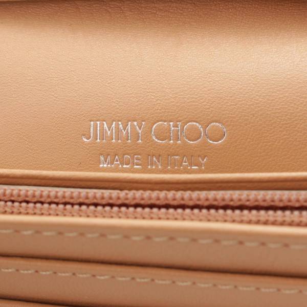 ジミーチュウ(Jimmy Choo) NINO レザー スタースタッズ 二つ折り長財布