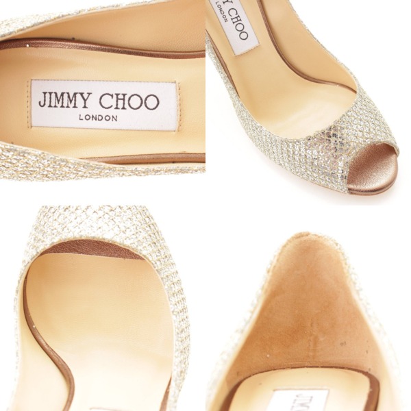 ジミーチュウ(Jimmy Choo) 247EVELYN グリッター ファブリック